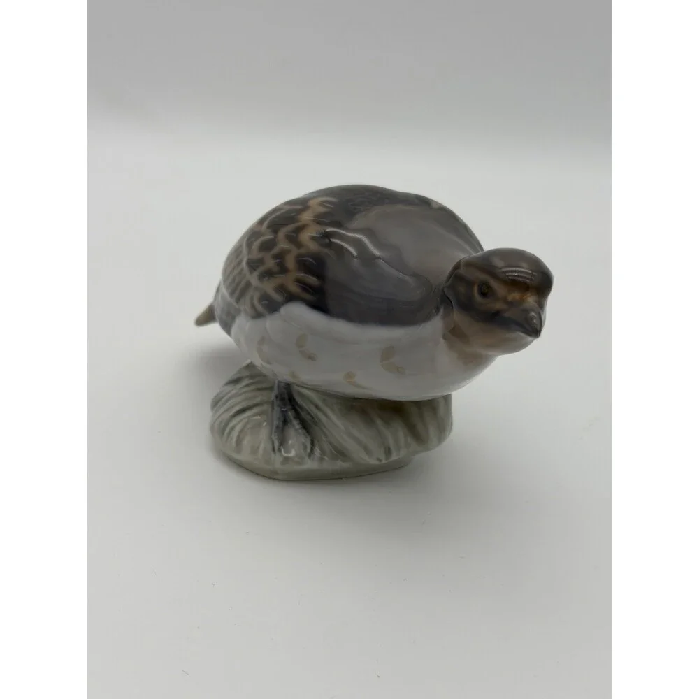 Royal Copenhagen Partridge Bird Porcelain Denmark Signed Peter Herold Figurine